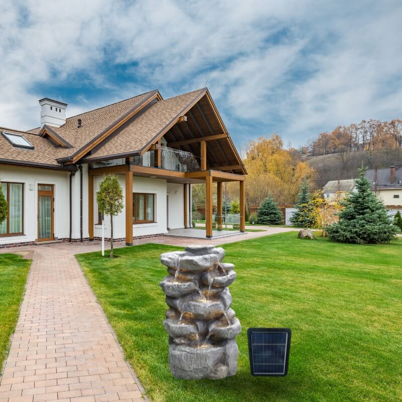 Zahradní solární fontána BestBerg